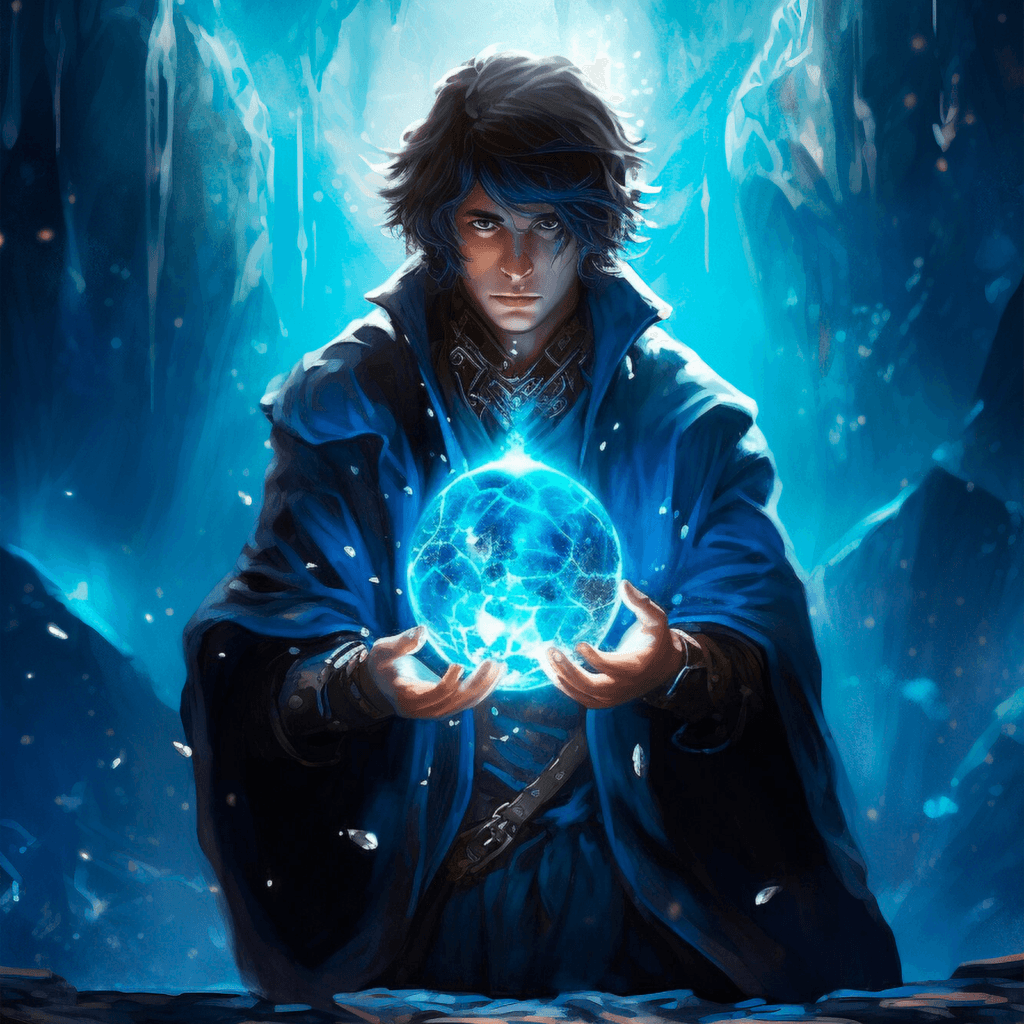 A man passionately engages with a Magic: The Gathering card, symbolizing the game's intricate strategies and sense of community. This scene reflects the creativity and storytelling that align with the Summon Worlds AI app's focus on supporting fantasy art and interactive gaming communities