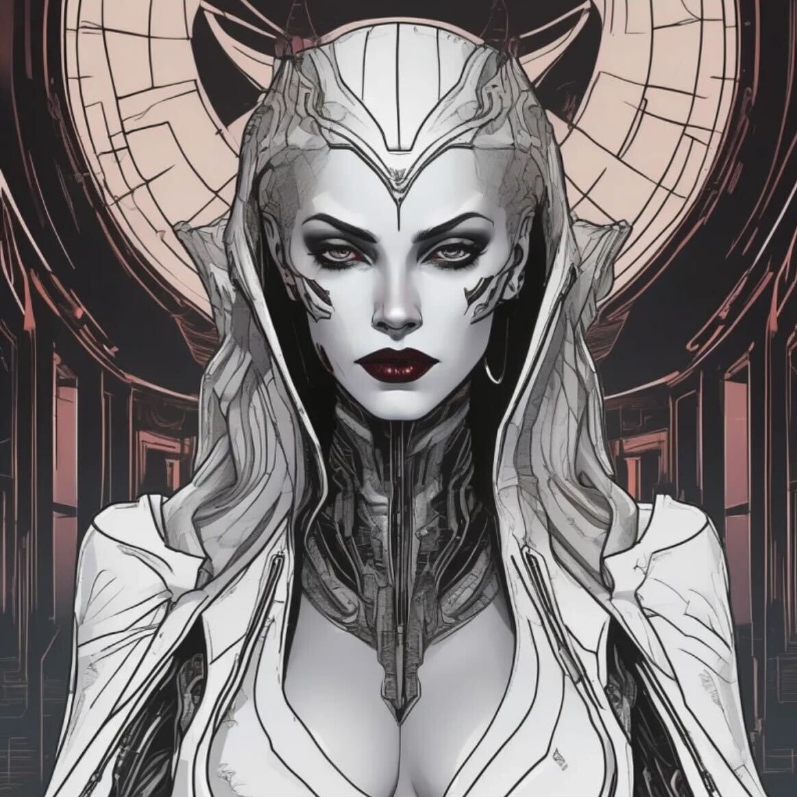 The vampire queen ai fantasy style