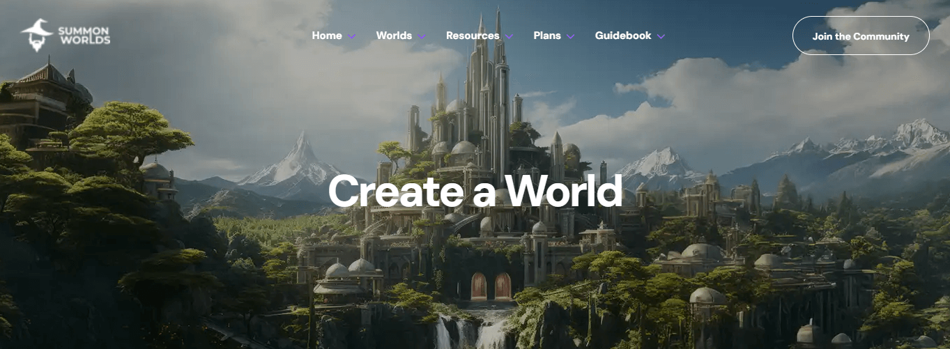 create an ai art world