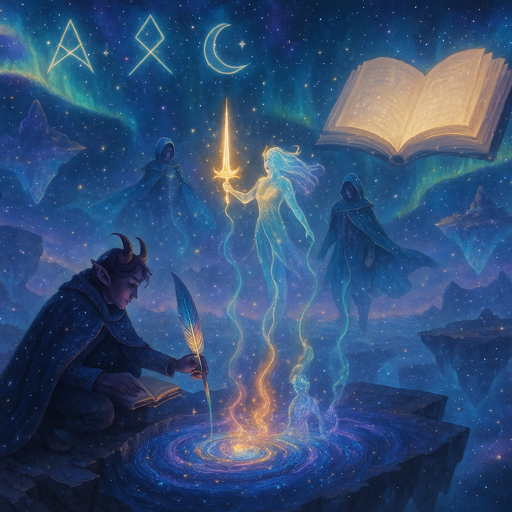 celestial scribes simple compose