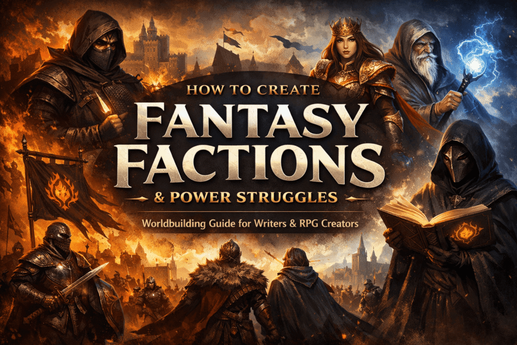How to Create Fantasy Factions and Power Struggles