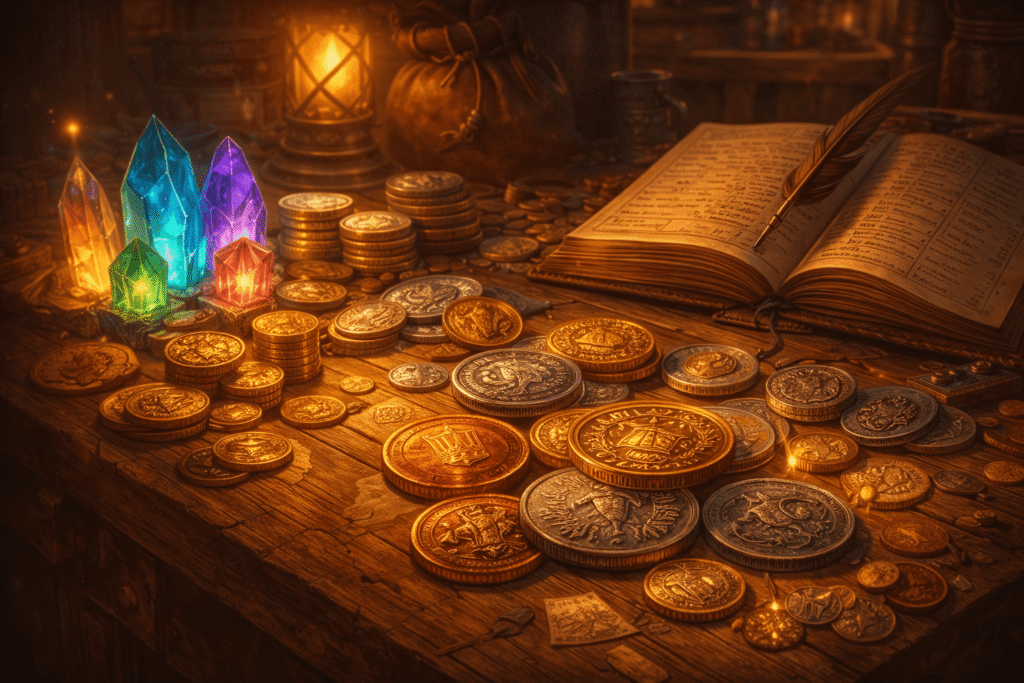 fantasy currency system
