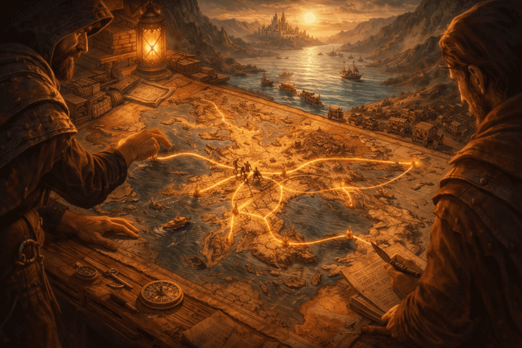 fantasy trade routes