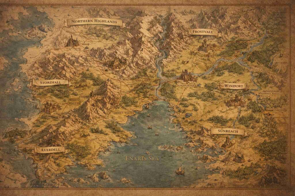 fantasy-world-geography-map-rivers-mountains
