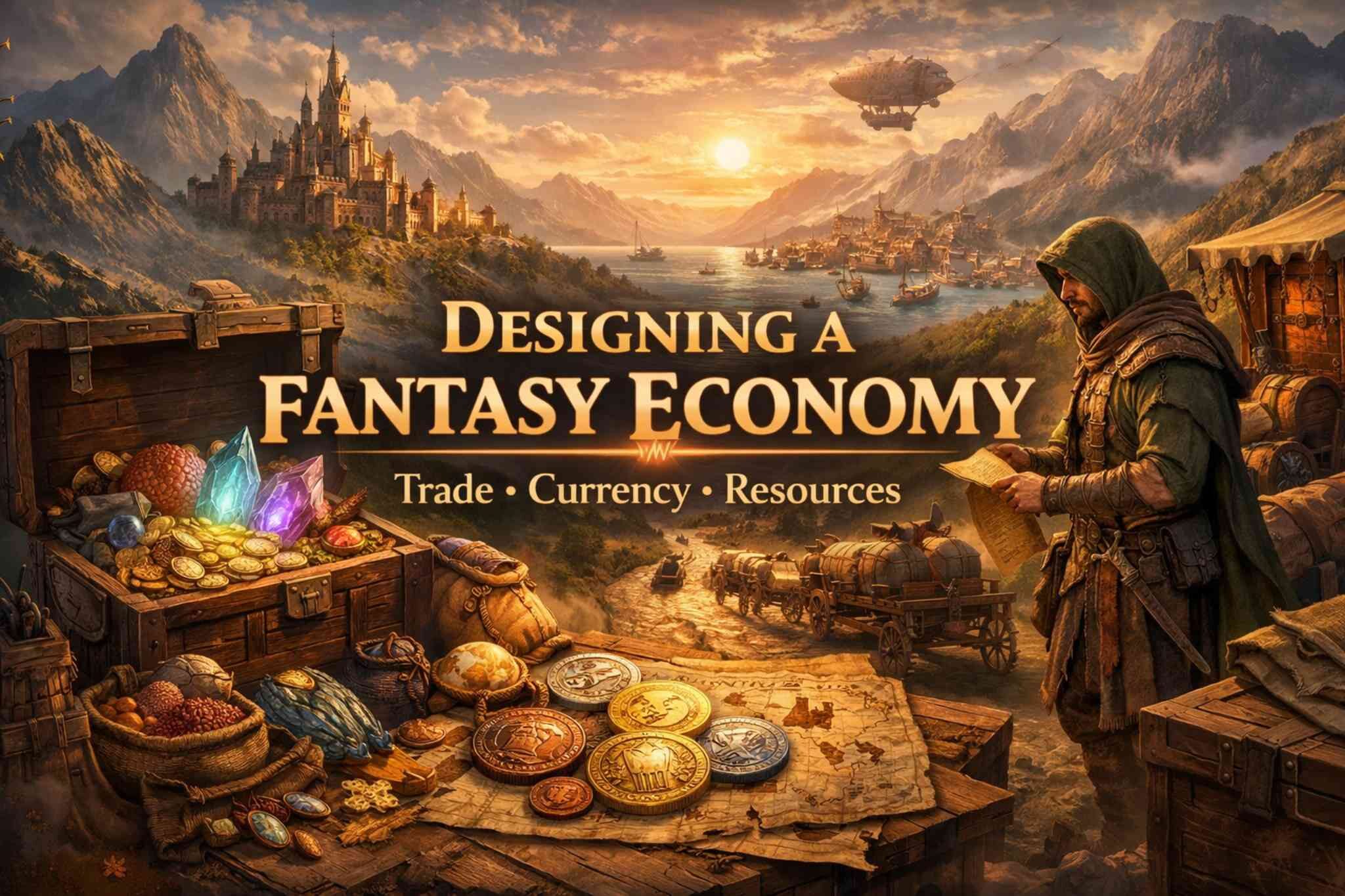 how to design a fantasy economy with summon worlds
